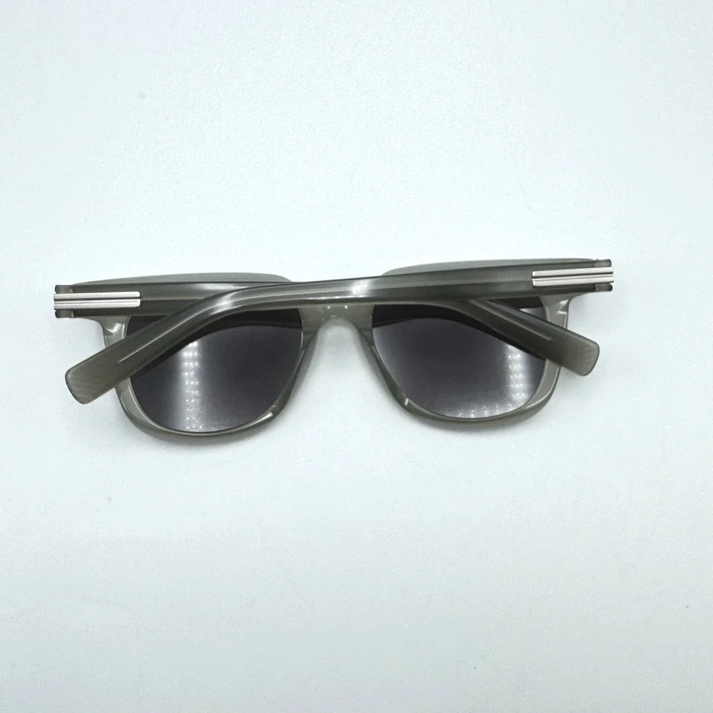 Ermenegildo Zegna Sunglasses EZ0248 20A Shiny Gray Frame Gray Lens 50-19-145 New